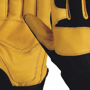 Gants de mécanicien de construction Double paume anti-dérapant Gants de travail en cuir de taille européenne durables pour hommes - Product Image 6