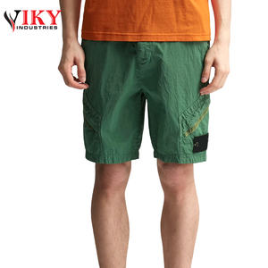 Green Color Good Selling Flexible Product Breathable Premium Quality Outer Wear Men <b>Nylon</b> <b>Shorts</b> by VIKY INDUSTRIES - Product Image 3