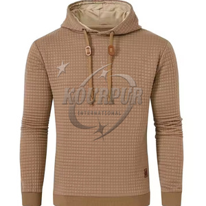 Sudaderas con capucha de algodón 100% bordadas recortadas de calidad superior para hombres más vendidos para el invierno Disponible Todos los tamaños Colores Impresión digital - Product Image 4