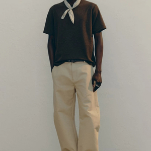 T-shirt Homme Col Rond 100% Coton Haute Qualité Personnalisable Logo OEM Uni - Product Image 3