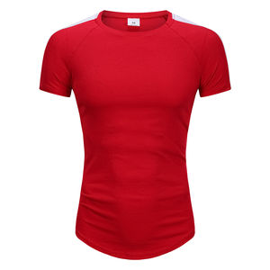 T-shirt unisexe surdimensionné à col rond et manches courtes, motif uni, tissu respirant et à séchage rapide, haute qualité 2026 - Product Image 5