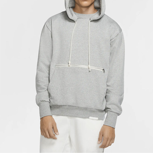 Sweats à capuche doublés imperméables pour hommes personnalisés populaires 100% coton Streetwear pull épais poche zippée couleurs et tailles personnalisées en gros - Product Image 3