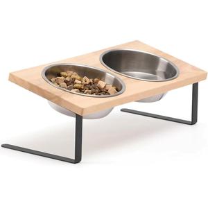 Bol de Nourriture pour Animaux de Compagnie en Bois de Bambou Premium avec Bol de Nourriture pour Chien et Chat Écologique Durable pour un Usage Quotidien Disponible en Gros - Product Image 6