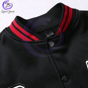 Hombres Casual Color Block Slogan Imprimir Cómodo Premium Calidad Último Estilo Nueva Llegada College Baseball Varsity Chaquetas - Product Image 4