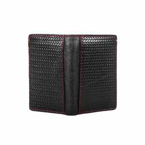 กระเป๋าสตางค์หนังวัวแท้แบบพับบางสำหรับผู้ชาย ขนาด 12.3x8 ซม. ช่องใหญ่ 1 ช่อง ใส่บัตรได้ 6 ใบ - Product Image 1