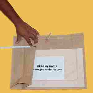 ถุงช้อปปิ้งผ้ากระสอบคุณภาพสูงพร้อมหูหิ้วบุผ้าฝ้าย ปรับแต่งขนาดและสีได้ มีตัวอย่างฟรี - Product Image 4