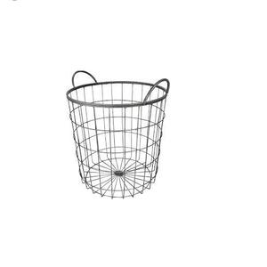 Cesto para Ropa Sucia de Moda, en Acabado Negro con Recubrimiento en Polvo, Juego de Dos con Asas de Diseño para Uso Doméstico - Product Image 5