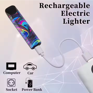 Encendedor de Cigarrillos Metálico Personalizado con Carga USB, Venta al por Mayor de Fábrica, Mejor Vendedor 2025, Stock en la UE, El Mejor Regalo - Product Image 4