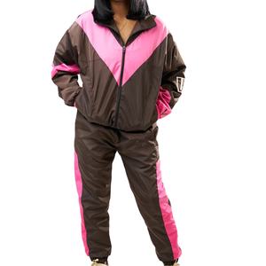 Conjunto Deportivo Informal Unisex de Dos Piezas con Cierre, Pantalones Deportivos y Sudadera con Capucha, 100% Nailon, Secado Rápido, Ligero - Product Image 1