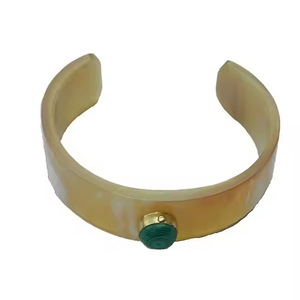 Bracelet 100% Natural Buffalo Horn <b>Wristlet</b> Bracelet Bangles Women by crescent crafts - Product Image 4