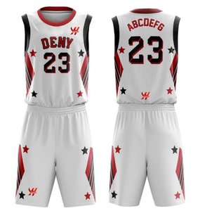 Uniformes de basket-ball d'équipe professionnels personnalisés, design personnalisé, impression par transfert thermique, uniforme en gros, respirant, taille plus - Product Image 1