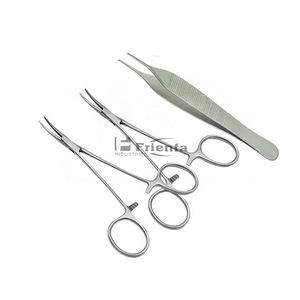 Kit de vendaje quirúrgico de acero inoxidable de alta calidad, fórceps de vendaje, juegos de instrumentos de vendaje en cantidad a granel - Product Image 5