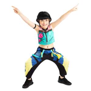 Disfraz de Zoey Core Look de Demon Hunters de K-Pop, Incluye Top, Pantalones, Brazalete y Vestido Elegante de K-Pop - Product Image 1