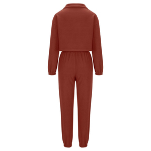 Venta al por mayor Casual Sudadera con capucha y Jogger Chándal Conjunto para las mujeres, cómodo y elegante para cada ocasión Chándales de las mujeres - Product Image 3