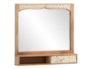 Wood Modern <b>Mirror</b> 80x75 cm for Bathroom and Apartment - Product Image 5