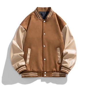 Chaqueta de invierno al por mayor de tendencia para hombre, chaquetas de fabricante OEM Letterman, chaquetas de diseño personalizado para hombre - Product Image 4