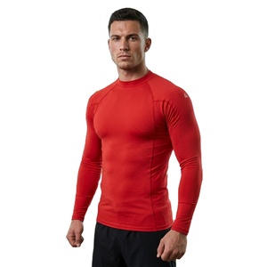 Rashguard Homme Manches Longues 240 GSM Anti-UV UPF 50+ Personnalisable par Sublimation pour BJJ MMA Entraînement Compression Gym Sportswear - Product Image 1