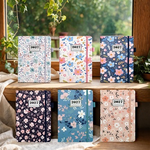 Agenda/Diario Personalizable A5 de Cuero PU Térmico con Logotipo Personalizado, Calendario Diario, Semanal y Mensual - Product Image 1