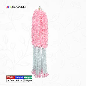 Guirnalda de flores artificiales con bordes de plástico AFF-Garland-4.8 Precio Rs.1600/10 piezas - Product Image 1