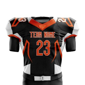 2026 New Design Customized American Football Jersey Printed Breathable Short Sleeve Plus Size 100% Polyester - Product Image 4