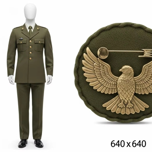 Insignias de Metal con Acabado Plateado 3D, Logotipo Personalizado, Acabado de Plateado Duradero, Accesorios Promocionales para Ropa, Bolsas, Uniformes y Regalos - Product Image 4