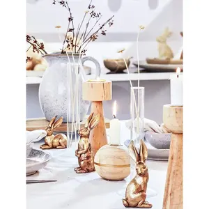 Statue de cheval en métal de luxe moderne, décoration intérieure, sculpture polie moderne, figurine tendance pour la décoration de la maison - Product Image 3