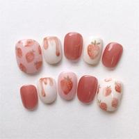 Vente chaude Belle Fille Appuyez Sur Les Ongles 3D Animal Cuty Conception En Gros Faux Ongles
