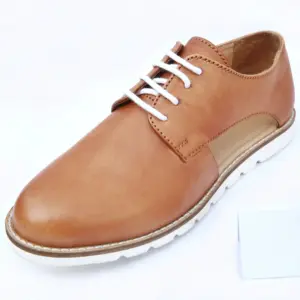 Zapatillas Casuales de Cuero Genuino para Mujer 2023 de Alta Calidad con Amortiguación Superior Ligeras y Duraderas con Suela de TPR - Product Image 1