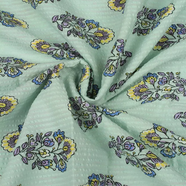 Alta Qualidade Multicolor Stripes batik impressão em Fio De Algodão tingido seersucker tecido para o material do vestido