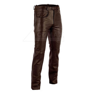 กางเกงหนังสำหรับผู้ชายกางเกงหนังทำจากโรงงาน - Product Image 2