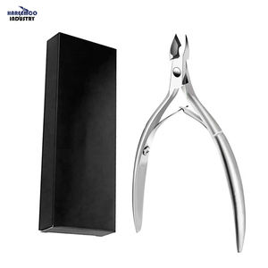 Coupe-ongles pour podiatres, pince à cuticules (argent), lame incurvée, acier inoxydable, ouverture large, utilisation professionnelle pour bébés et adultes - Product Image 1