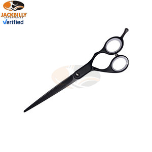 Tijeras Profesionales para Cortar Cabello para Barberos, Mano Derecha, Punta Roma, Acero Inoxidable Japonés J2, para Uso en Salón, Azul, Negro, Marrón - Product Image 4