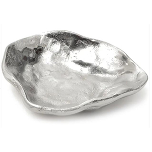 Cuenco de aluminio plateado de Diseño Estándar para servir, vajilla, aperitivos de mesa y dulces, cuenco para servir de decoración del hogar - Product Image 1