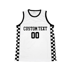 Maillot de basket-ball en polyester grande taille à faible MOQ, avec technique de sublimation personnalisable pour le nom/numéro, idéal pour l'entraînement - Product Image 3