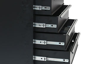 Chariot à outils roulant robuste noir avec 5 tiroirs et serrure, armoire de rangement pour outils de garage OEM - Product Image 3