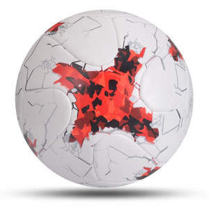 Ballon de football taille 5, logo personnalisé, surface lisse, imperméable, résistant à l'usure, pour entraînement sportif en plein air et en salle, compétition - Product Image 4