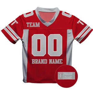 Personalizado hombre recortado de gran tamaño Vintage Streetwear deportes Retro americano Boxy malla camiseta fútbol malla Jersey para hombres - Product Image 4