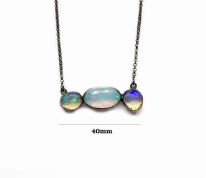 Party Wear 925 Sterling Silver <b>Gold</b> Plated Lightweight Low MOQ Supplier Wholesaler <b>Opal</b> Gemstones Pendant Fashion <b>Necklaces</b> - Product Image 2