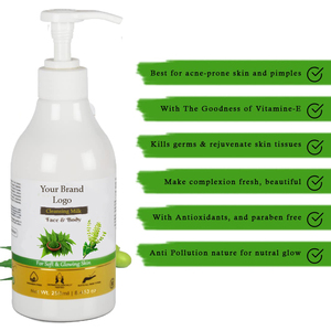 Orgánica Neem Tulsi Herbal Blanqueamiento Poro Reducción Hidratante Líquido Espuma Belleza Cuidado Facial Limpiador Directamente del Fabricante - Product Image 4