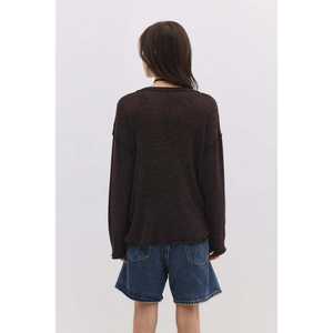 Blusa de Manga Larga con Cuello en V - Product Image 4