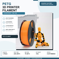 Filament d'impression 3D PETG de couleur personnalisée pour pièces fonctionnelles durables – Approvisionnement fiable pour les fermes d'impression 3D