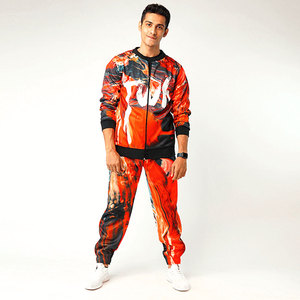 Ensemble de survêtement sportif personnalisé pour homme 2026 – Ensemble de jogging sublimé de haute qualité, grandes tailles, survêtements d'hiver unis – Vente en gros - Product Image 2