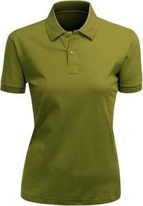 Mode été chemisier en gros nouvelles femmes coton polos femmes sport polo t-shirts chemises en coton - Product Image 4