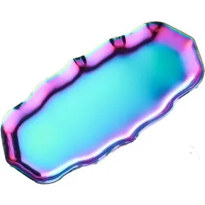 Nueva bandeja de velas de Metal de alta calidad elegante para el hogar Decoración de mesa uso en precio al por mayor bandeja de velas de Metal moderna - Product Image 3