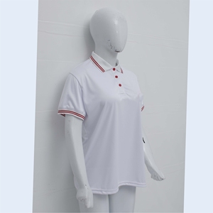 เสื้อโปโลผ้าคอตตอนกันรอยยับสำหรับผู้หญิงเสื้อถักแบบแห้งเร็วสำหรับผู้หญิง - Product Image 5