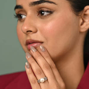 Bagues en argent sterling 925 avec perles pour femmes - Qualité supérieure - Product Image 3