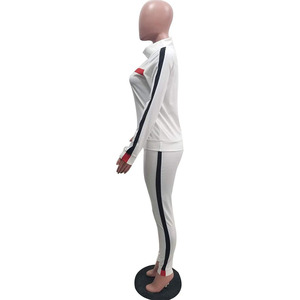 Ensemble de survêtement décontracté pour femme, manches longues, lavé, respirant, tendance 2026, vente en gros de haute qualité - Product Image 4
