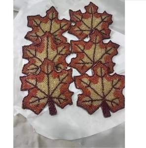 Sous-verre perlé de nouveau design pour la décoration intérieure fête et mariage nouveau design de haute qualité ardoise et tapis de verre utilisation dans la cuisine - Product Image 3