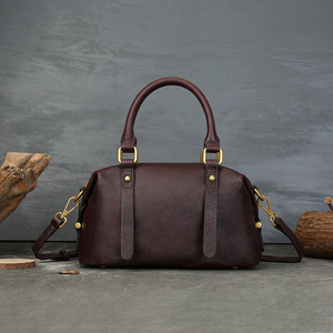 Sacs fourre-tout en cuir véritable pour femmes, de haute qualité, personnalisés OEM/ODM, avec fermeture éclair ouverte, grande capacité, sacs à bandoulière - Product Image 6