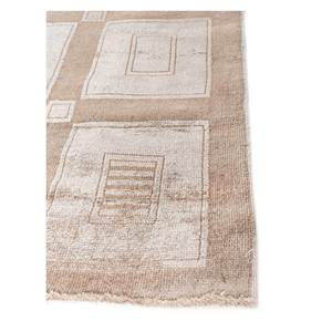Alfombra Grande de Lana y Seda Anudada a Mano Aalam con Patrón Geométrico para el Hogar, Sala de Estar, Pasillo, Dormitorio - Modelo Pae-6158 - Product Image 4